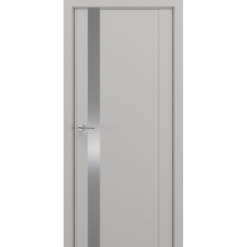 Дверь межкомнатная ZaDoor S26 Серая эмаль, стекло Silver Grey Дверь межкомнатная ZaDoor S26 Серая эмаль, стекло Silver Grey